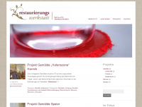 restaurierung-schaetz.de Webseite Vorschau