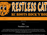 restlesscats.de Webseite Vorschau