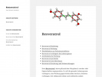resveratrol.de Webseite Vorschau