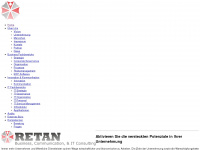 retan.ch Webseite Vorschau