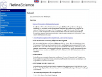 retina-science.de Webseite Vorschau