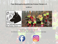 rettungshundestaffel-viersen.de Webseite Vorschau