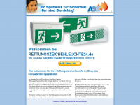 rettungszeichenleuchte24.de Webseite Vorschau
