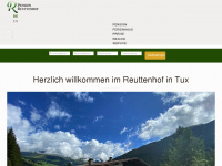 reuttenhof.at Webseite Vorschau