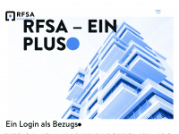 rfsa.ch Webseite Vorschau