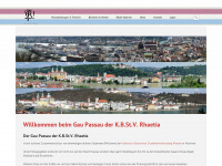 rhaetia-passau.de Webseite Vorschau