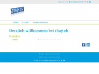 rhay.ch Webseite Vorschau
