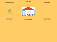 rhbau.at Webseite Vorschau