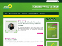rheder-gruene.de Webseite Vorschau