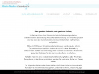 rhein-neckar-endodontie.de Webseite Vorschau
