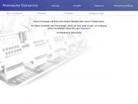 rheinbacher-stickservice.de Webseite Vorschau