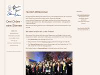 rheinberg-singers.de Webseite Vorschau