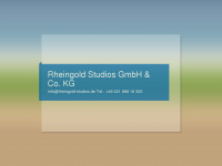 rheingold-studios.de Webseite Vorschau