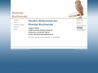 rheintal-buchhandel.at Webseite Vorschau