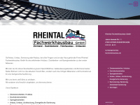 rheintal-fachwerkhausbau.de Webseite Vorschau