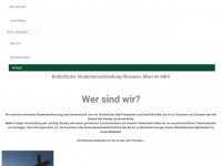 rhenania.at Webseite Vorschau