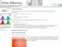 rhinodidactics.de Webseite Vorschau
