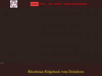 rhodesian-ridgeback-vom-drimborn.de Webseite Vorschau