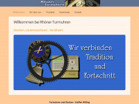 rhoener-turmuhren.de Webseite Vorschau