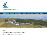 rhoenflug-gersfeld.de Webseite Vorschau