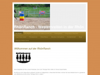 rhoenranch.de Webseite Vorschau