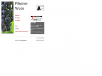 rhone-wein.de Webseite Vorschau