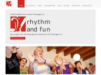 rhythm-and-fun.de Webseite Vorschau