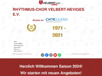 rhythmus-chor.de Webseite Vorschau