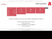 rialto-apotheke.de Webseite Vorschau