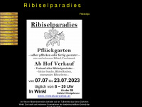 ribiselparadies.at Webseite Vorschau