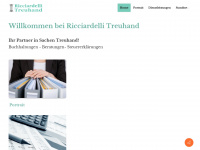 ricciardelli-treuhand.ch Webseite Vorschau