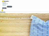 ricfit.ch Webseite Vorschau
