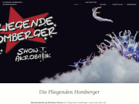 fliegende-homberger.de Webseite Vorschau