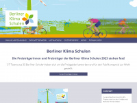 berliner-klimaschulen.de Webseite Vorschau