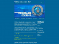 tauchbasis-edersee.de Webseite Vorschau