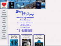 easydiving.de Webseite Vorschau