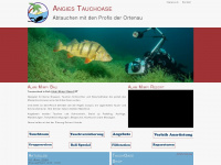 tauchoase.com Webseite Vorschau