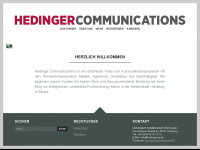hedinger-pr.de Webseite Vorschau