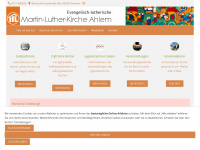 martin-luther-ahlem.de Webseite Vorschau