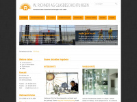 richner-glasbeschichtung.ch Webseite Vorschau
