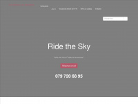 ridethesky.ch Webseite Vorschau