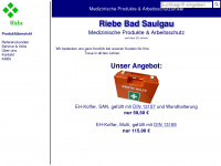 riebe-saulgau.de Webseite Vorschau