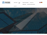 riebe-gmbh.de Webseite Vorschau
