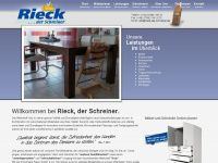 rieck-der-schreiner.de Webseite Vorschau