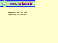 ried-forum.de Webseite Vorschau