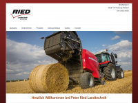ried-landtechnik.de Webseite Vorschau