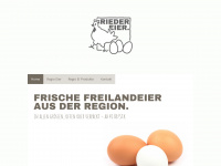 rieder-eier.ch Webseite Vorschau
