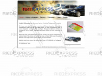 riedexpress-fahrservice.de Webseite Vorschau