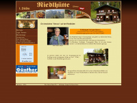 riedlhuette.at Webseite Vorschau