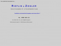 rieflin-ziegler.de Webseite Vorschau